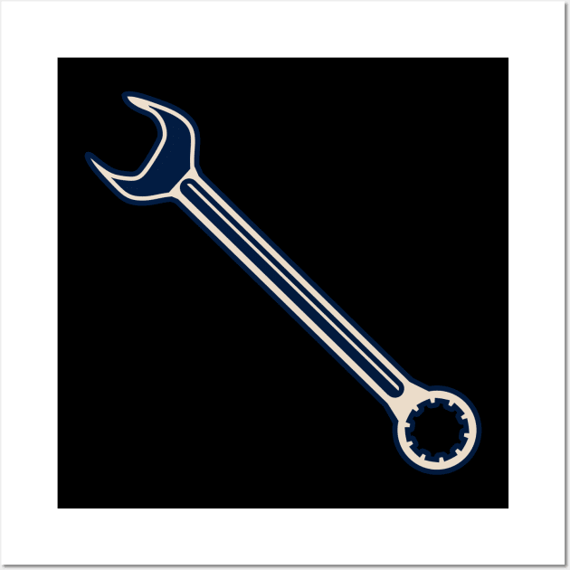 Wrench Tool Wall Art by ShirtyLife